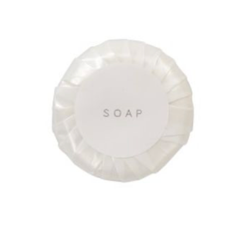 White Box Bar Soap 20g Pleat Wrapped - Carton of 500