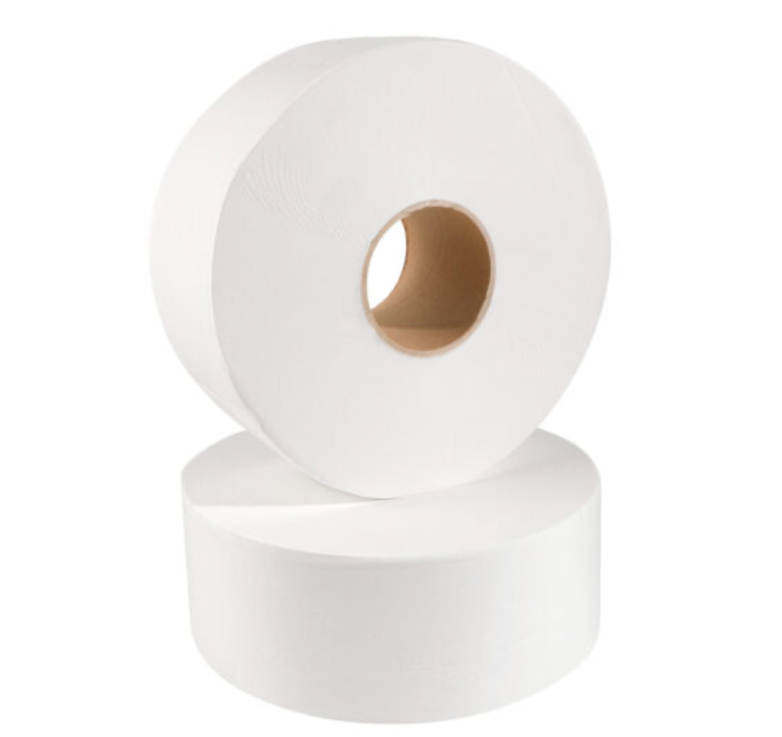 Pristine Premium Jumbo Toilet Roll 2 Ply 300m - CARTON OF 8
