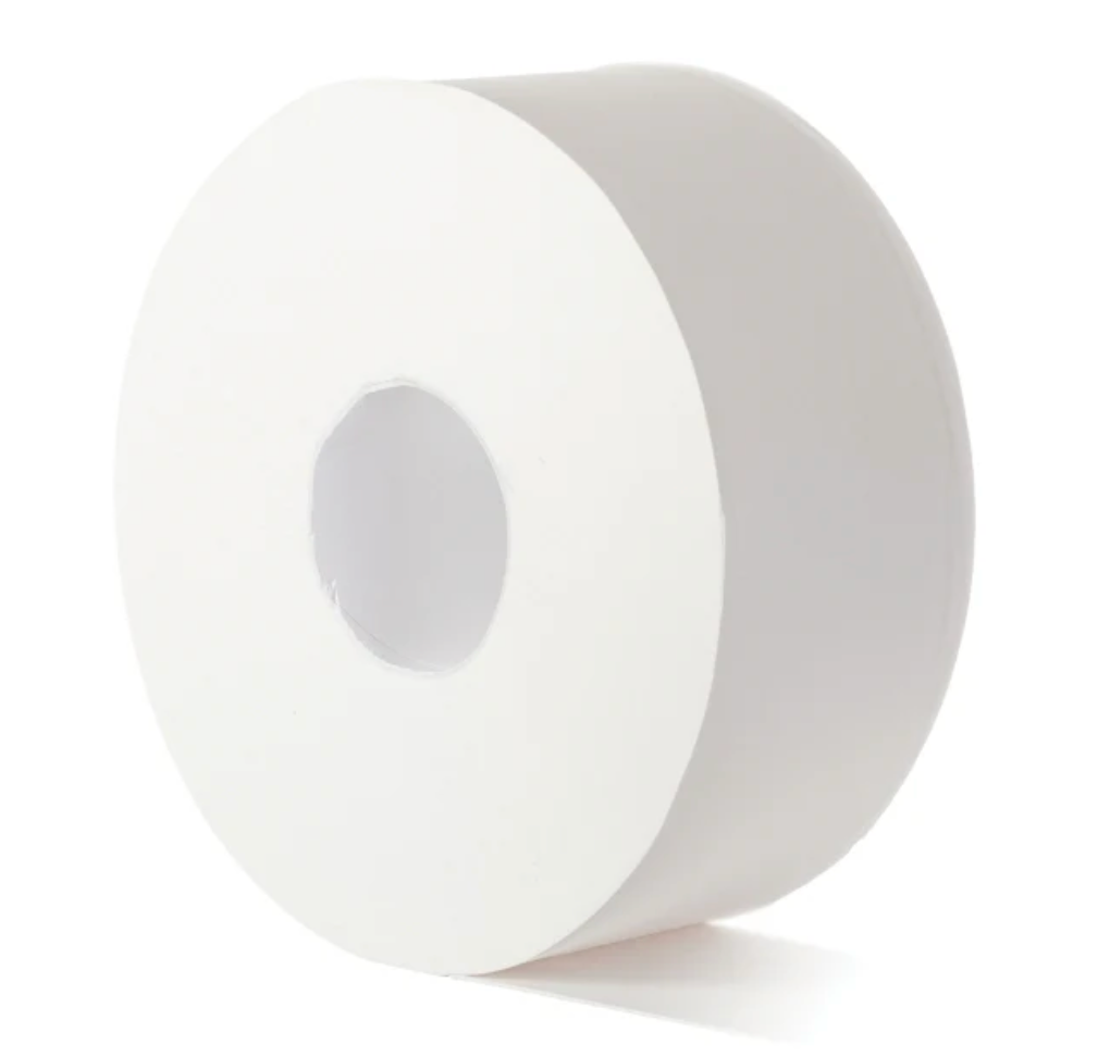 Pristine Recycled Jumbo Toilet Roll 1 Ply 500m - CARTON OF 8