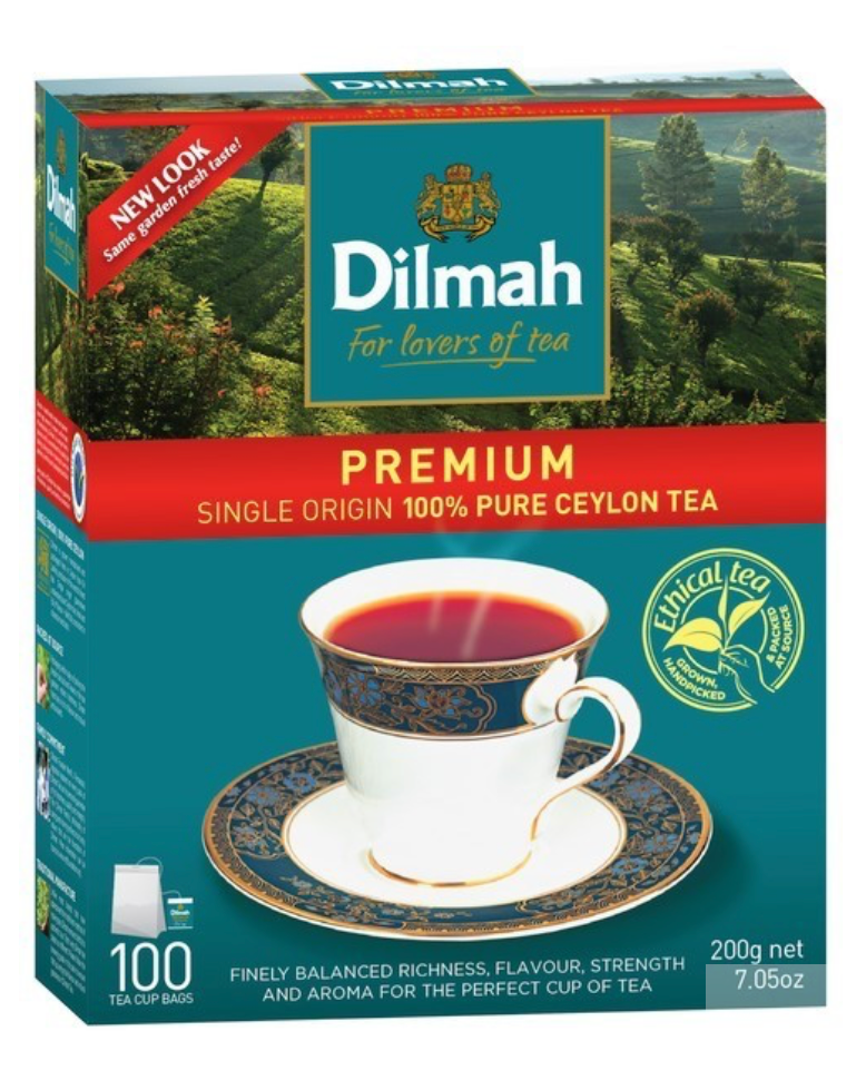 Dilmah Black Tea Bags - Pack of 100