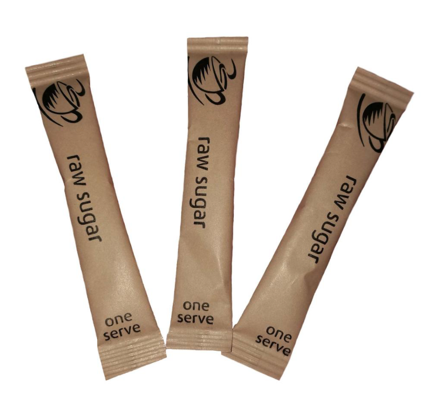 ISM Raw Sugar Single Serve Sticks 3g - Carton of 2,000