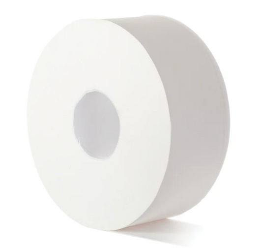 Pristine Recycled Jumbo Toilet Roll 1 Ply 500m - CARTON OF 8