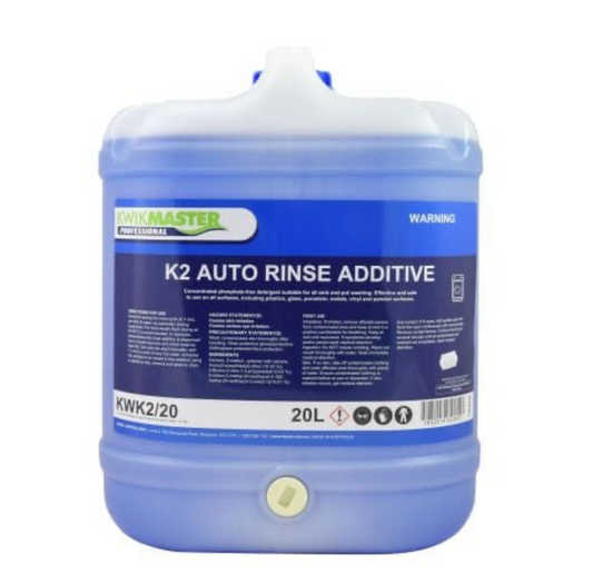 Kwikmaster Auto Rinse Aid 5L - Carton of 4