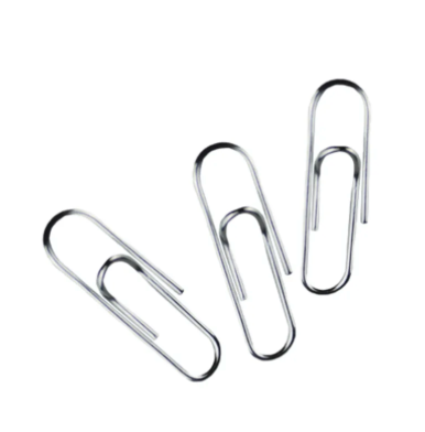Steel Paper Clip 33mm - Box of 100
