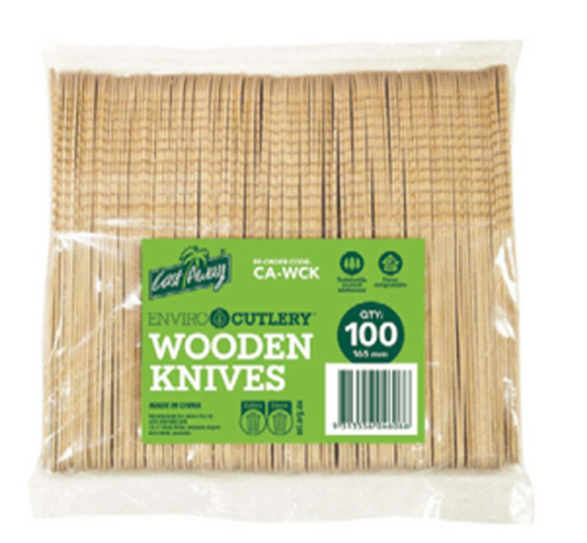 Envirocutlery Wooden Knife - Pack of 100