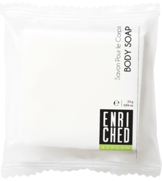 Concept Amenities Enriched Sachet Wrapped Cut Bar 24g - Carton of 300