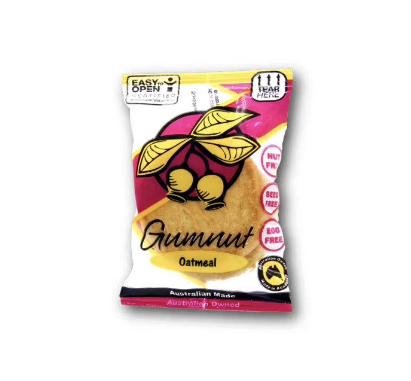 Gumnut Oatmeal Biscuits Portion Control 2 Pieces - Pack of 100