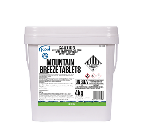 Jasol Urinal Tablets Mountain Breeze 4kg
