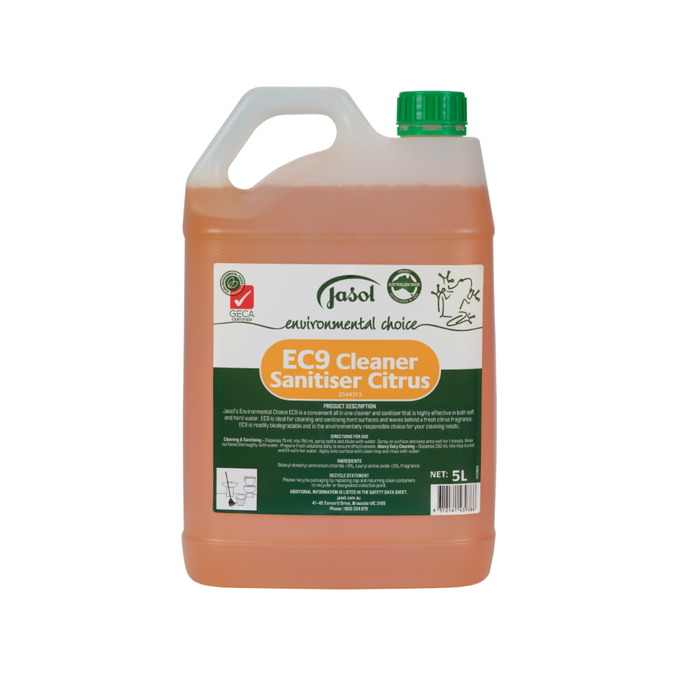 Jasol GECA Cleaner Sanitiser Citrus Perfumed Ec9