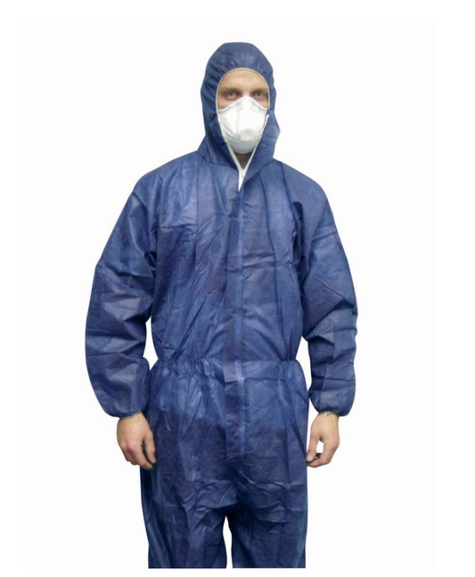 ATS Disposable Coveralls Poly Blue Size 2 XL - Each