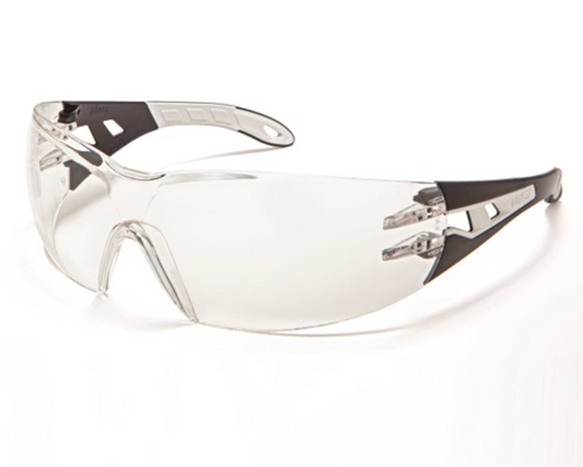 Uvex Pheos 9192-310 Safety Spectacle Grey Frame Clear Anti Fog Lens Each