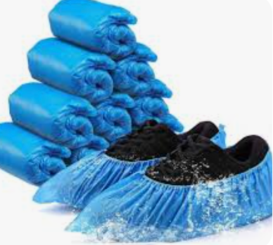Overshoes Waterproof Plastic Disposable Pack 100