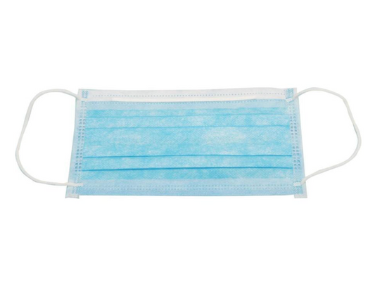 ATS Always Think Safety ATS Disposable Face Mask 3-Ply Non Sterile Non Woven with Earloops Box 50