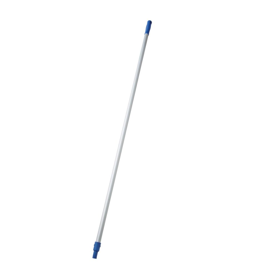 Cleera Mop Handle Aluminium 150cm Suit 25mm Thread Blue - Each