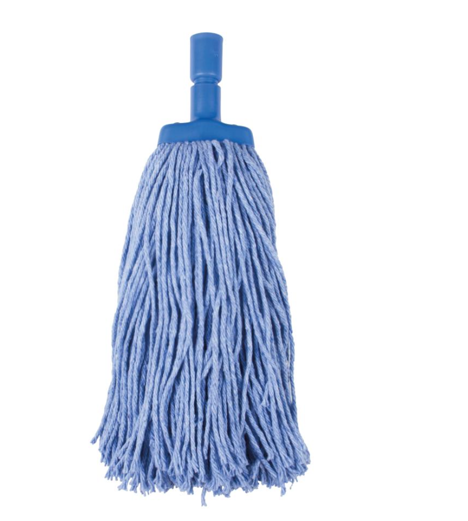 Cleera Mop Head Coloured 400gm Blue - Each