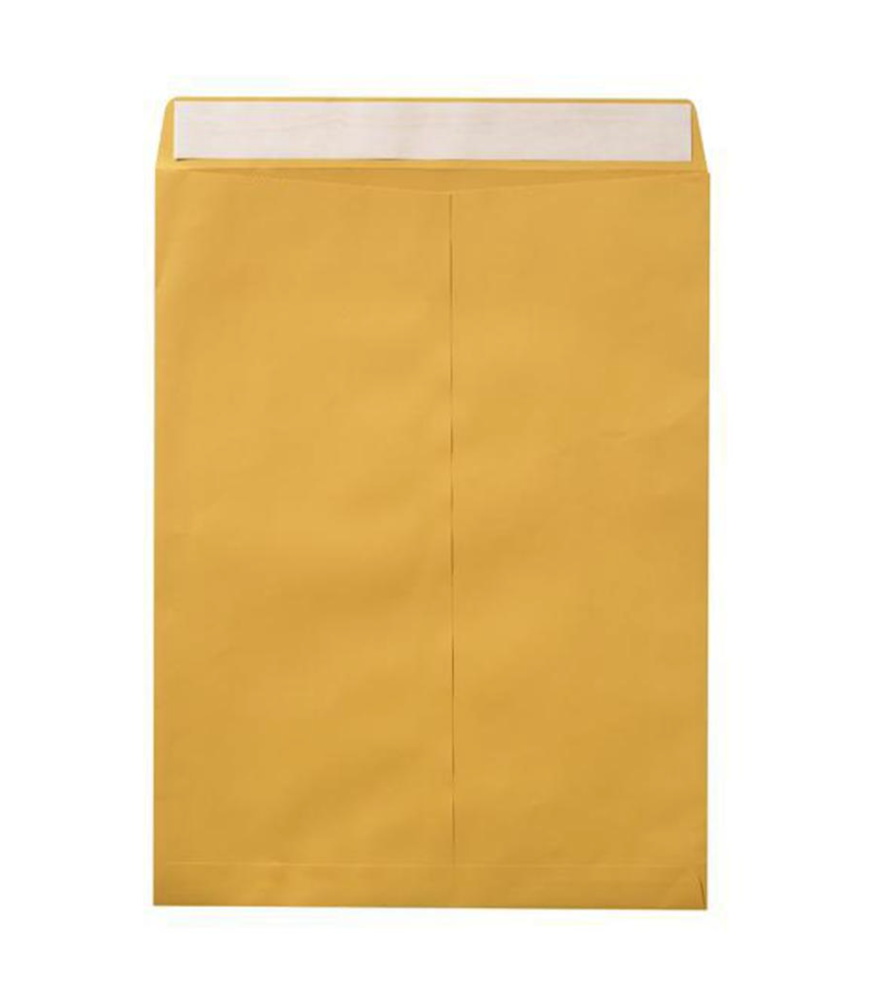 Envelope Kraft Pocket 405X305mm Peel-N-Seal Gold Box 250