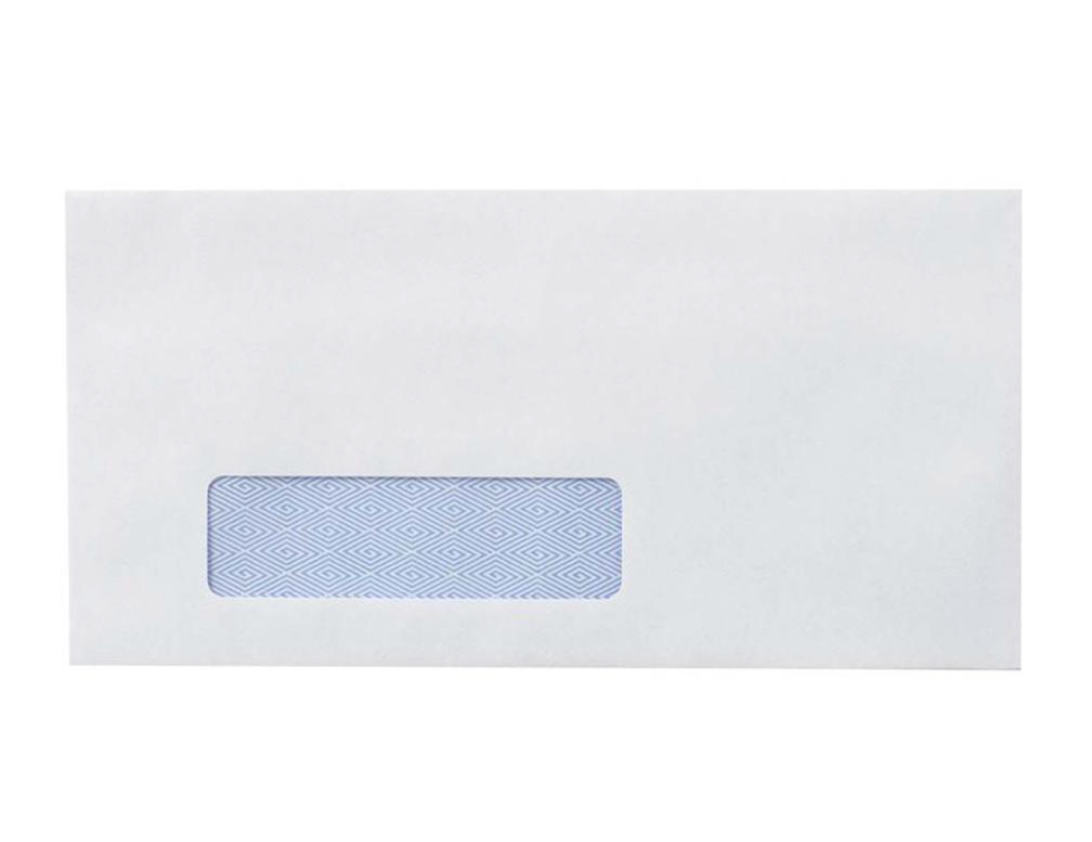 Envelope DL Secretive Window Wallet Press Seal White 110 x 220mm Box 500