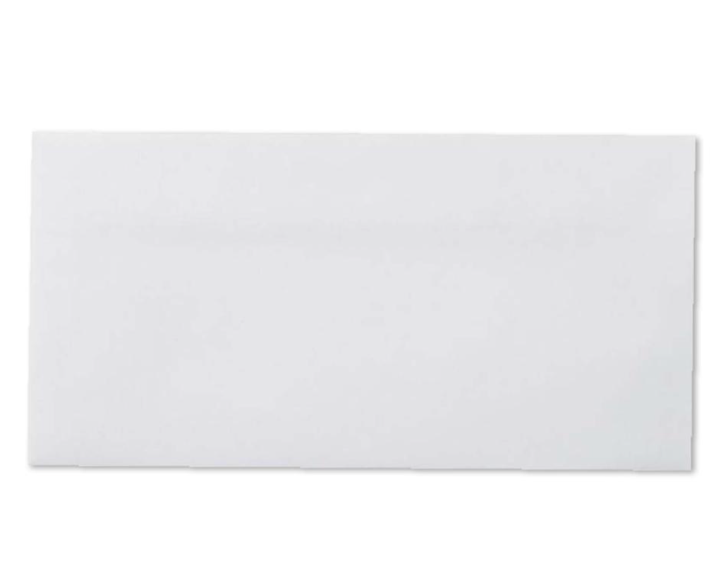 DL Plainface Wallet Press Seal Envelope White 110 x 220mm Box 500