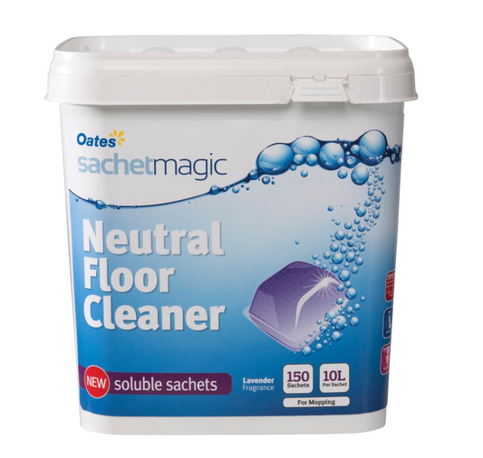 Oates Neutral Floor Cleaner Sachets Bucket 150 Sachets - box 150