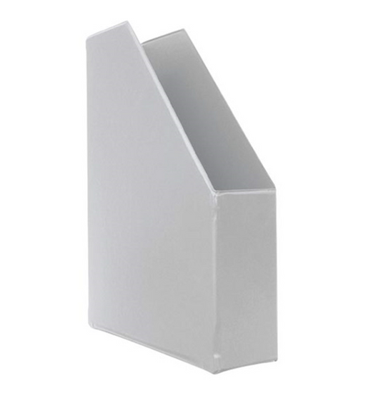 Magazine File Holder PVC Grey - Each
