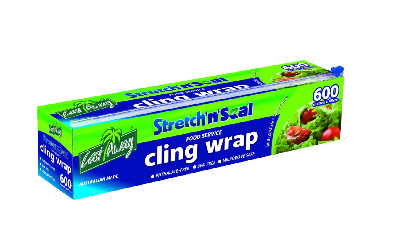 Castaway Cling Wrap Zipsafe Dispenser 450mm x 600m Each