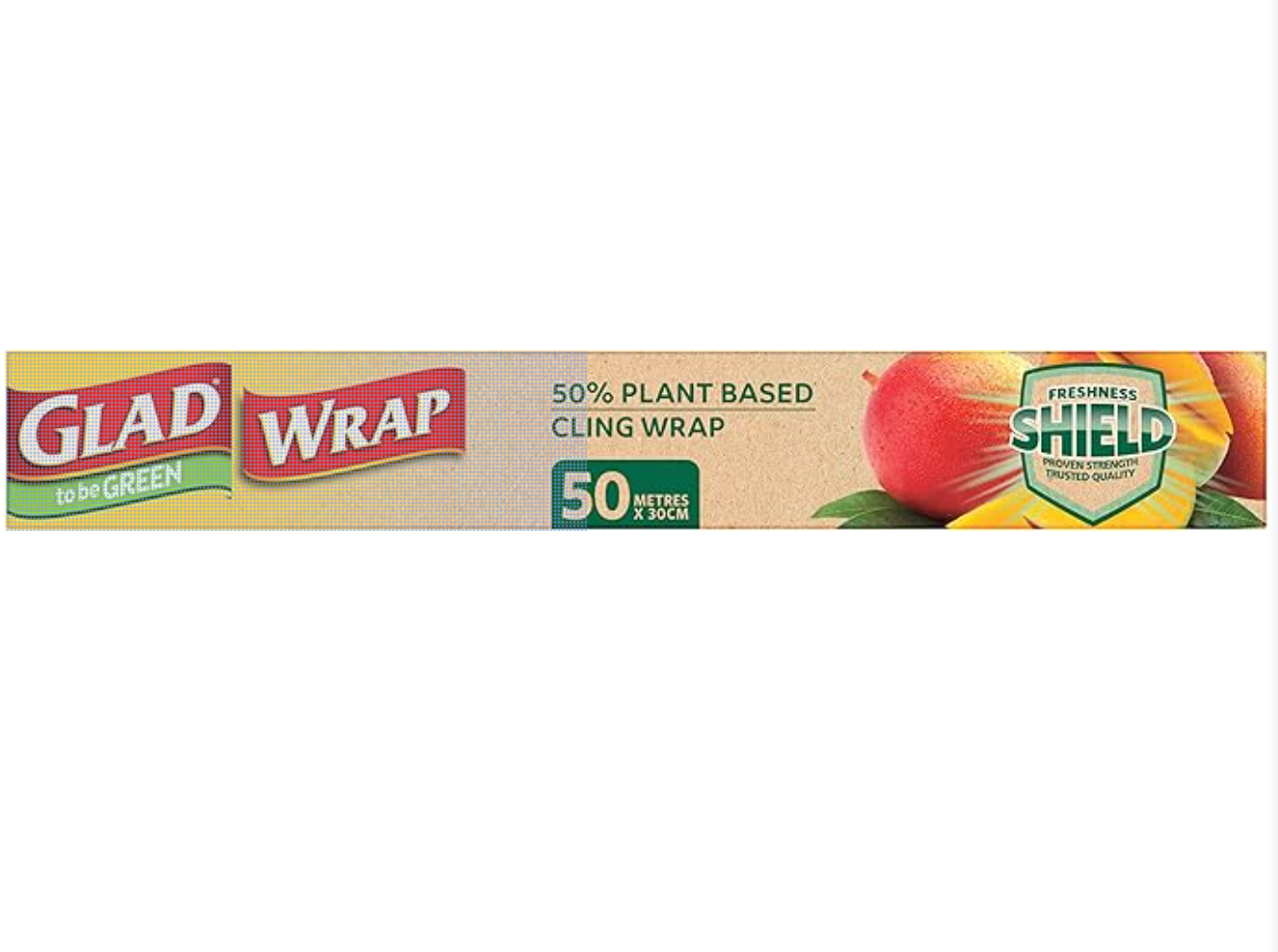 Glad To Be Green Plant Based Cling Wrap 300mm x 50m Roll