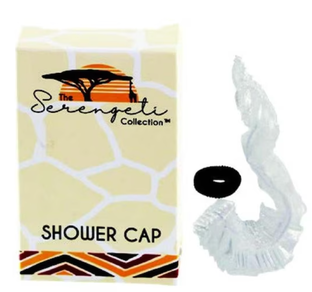 Cleanstar Serengeti Showercap & Hairtie Carton 250
