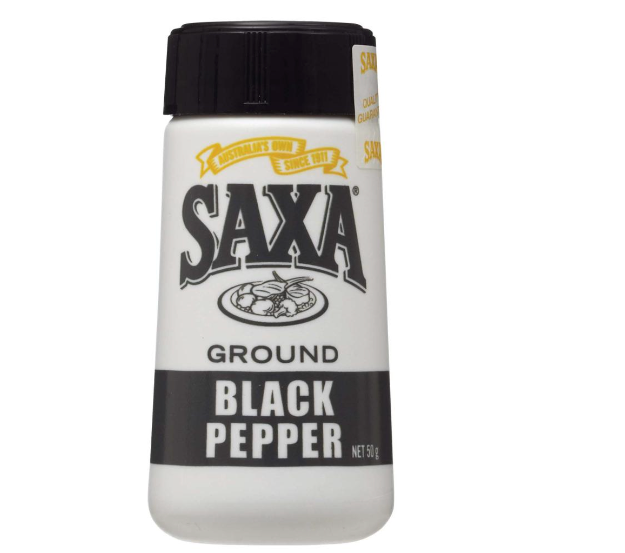 Saxa Ground Black Pepper 50g