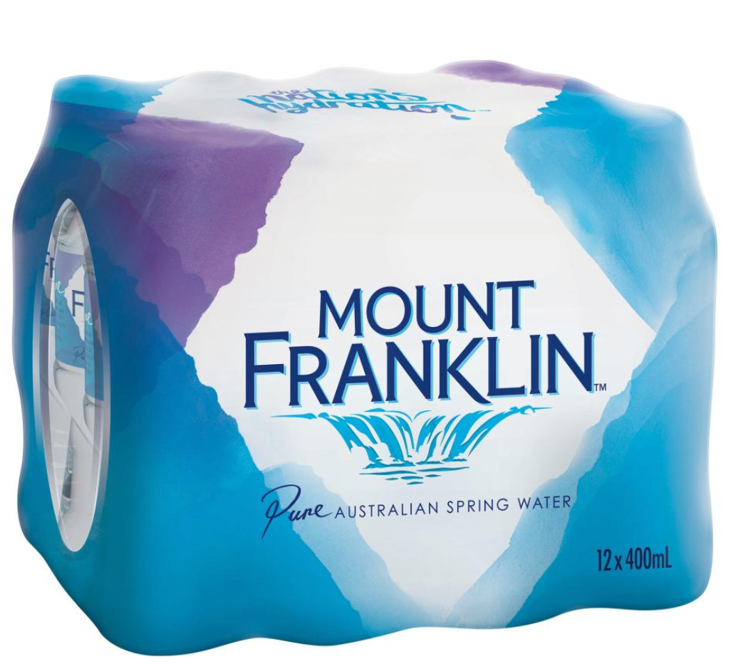 Mount Franklin Water 400ml Carton 24