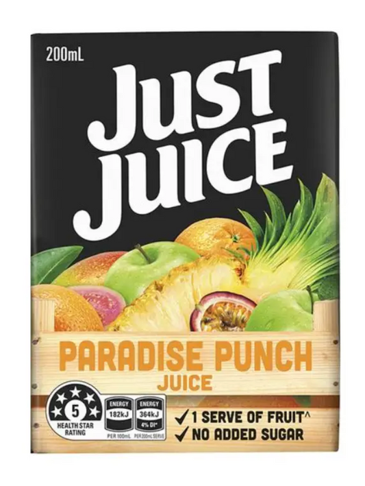 Paradise Punch Juice 200ml Poppers Carton 24