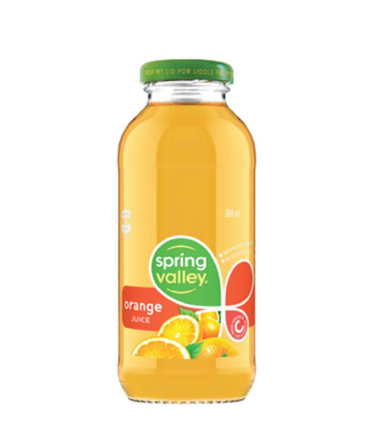 Spring Valley Orange Juice 300ml Carton 24 - case 24