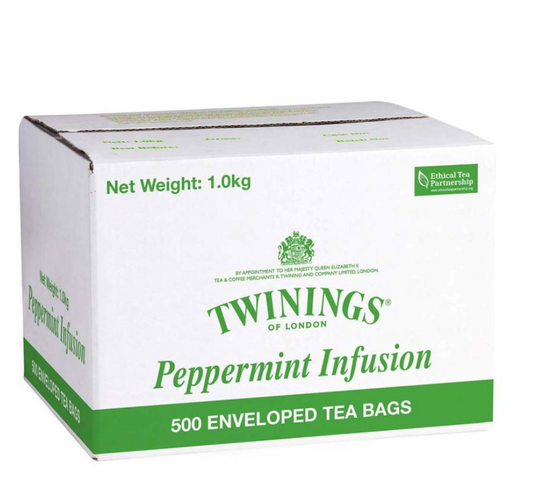 Twinings Peppermint Enveloped Tea Bags Carton 500