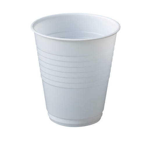 All Purpose Plastic Cup White 180ml Carton 1000